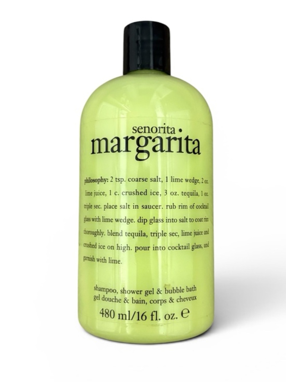 Philosophy Senorita Margarita Shower Gel & Bubble Bath 16 oz 480 ml